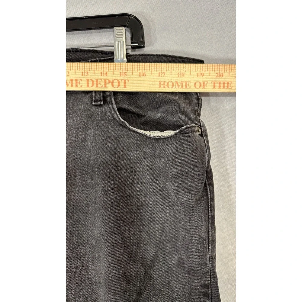 Levi's 501 Faded Black Jeans Men's Size 38x30 Stretch Tapered Jeans ‎ Distress